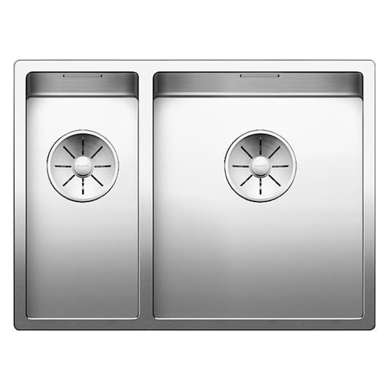 Мойка CLARON 340/180-IF (в уровень/врезная) нерж.сталь зерк. полировка (чаша справа) BLANCO (521608) Мойка CLARON 340/180-IF (в уровень/врезная) нерж.сталь зерк. полировка (чаша справа) BLANCO (521608)