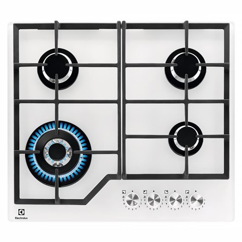 Варильна поверхня газова KGG64362W 60см білий Electrolux Варильна поверхня газова KGG64362W 60см білий Electrolux
