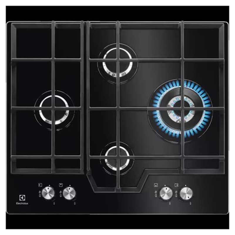 Варильна поверхня газова KGG6456K 60см чорний Electrolux Варильна поверхня газова KGG6456K 60см чорний Electrolux
