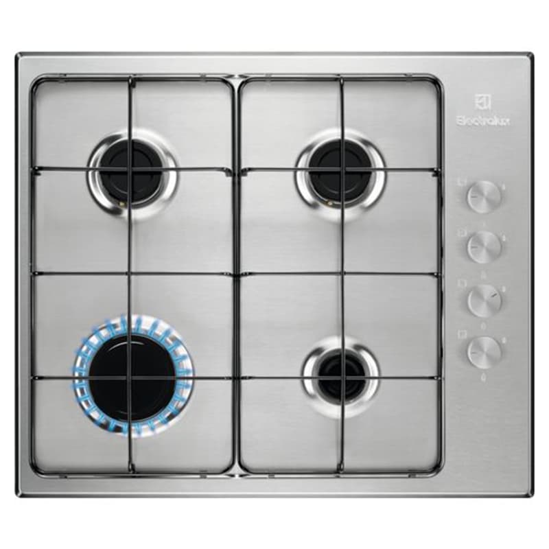Варочная поверхность газовая KGS6404SX 60см нерж. сталь Electrolux