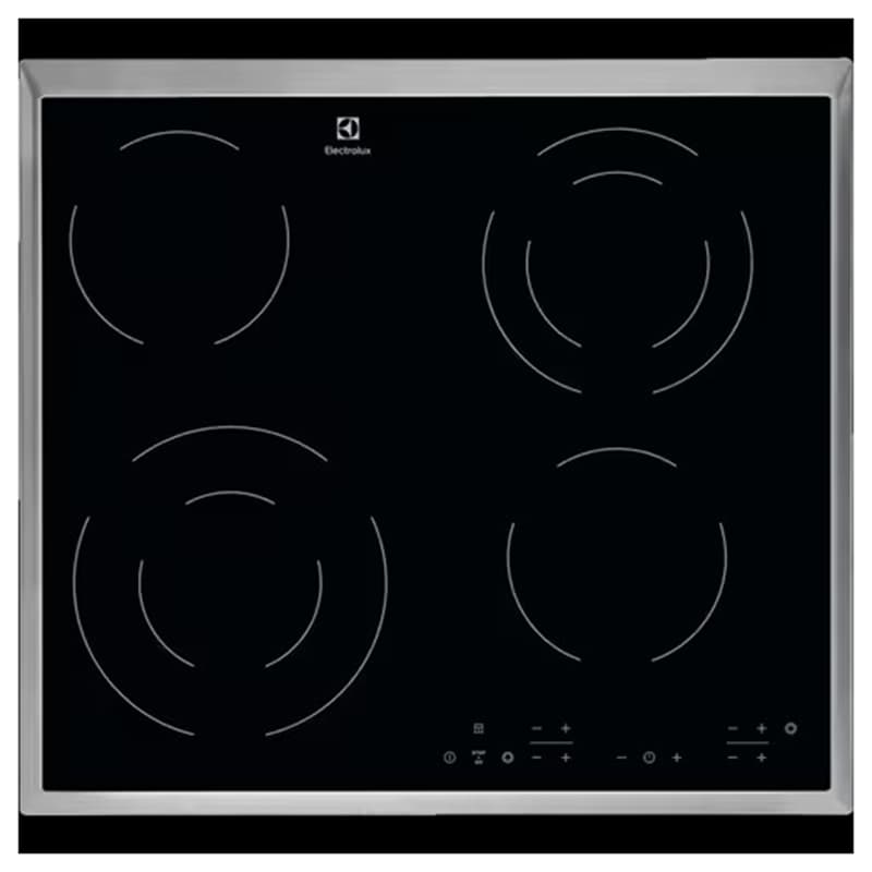 Варильна поверхня електрична EHF6342XOK 60см чорний Electrolux Варильна поверхня електрична EHF6342XOK 60см чорний Electrolux
