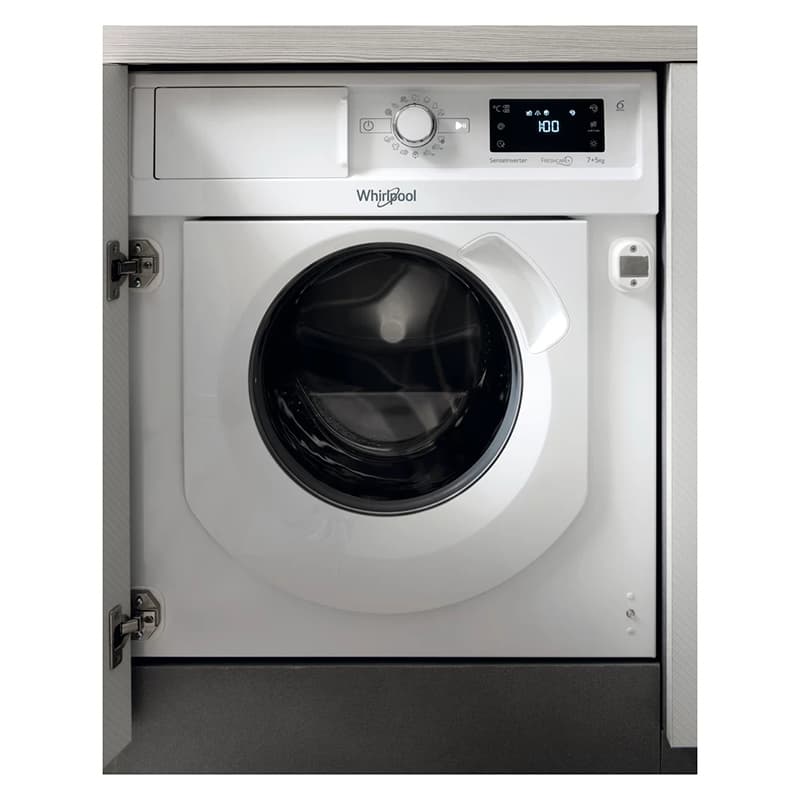 Прально-сушильна машина вбудовувана BIWDWG75148UA білий Whirlpool Прально-сушильна машина вбудовувана BIWDWG75148UA білий Whirlpool
