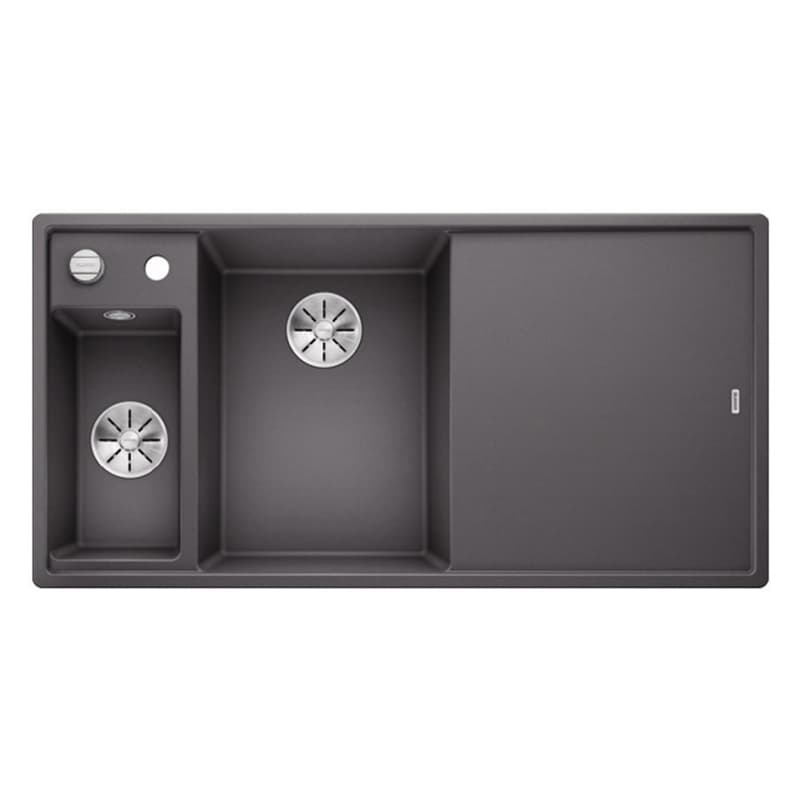 Мойка AXIA III 6 S SILGRANIT (мпс./врезная) темная скала доска стекло (чаша слева) BLANCO (524654) Мойка AXIA III 6 S SILGRANIT (мпс./врезная) темная скала доска стекло (чаша слева) BLANCO (524654)