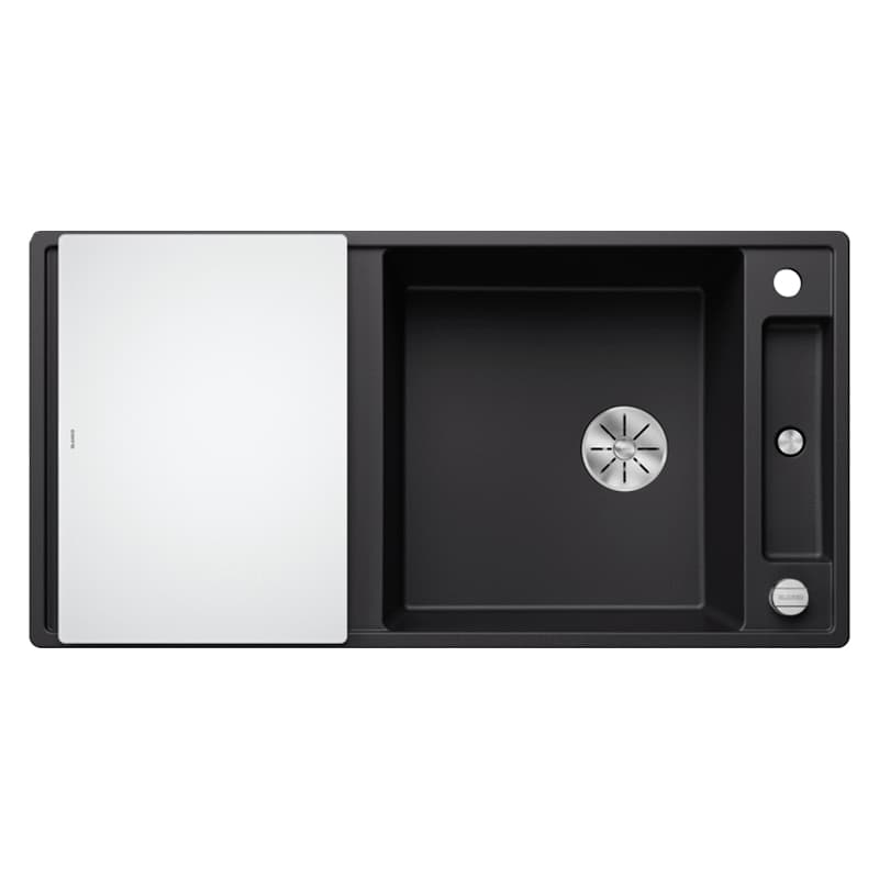 Мойка AXIA III XL 6 S SILGRANIT (мпс./врезная) черный, доска стекло BLANCO (525857) Мойка AXIA III XL 6 S SILGRANIT (мпс./врезная) черный, доска стекло BLANCO (525857)