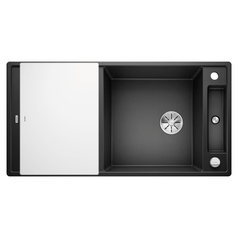 Мойка AXIA III XL 6 S SILGRANIT (мпс./врезная) антрацит, доска стекло BLANCO (523510)