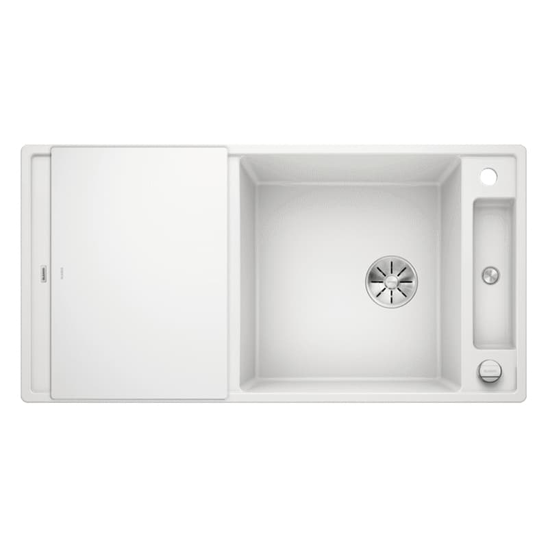 Мойка AXIA III XL 6 S SILGRANIT (мпс./врезная) белый, доска стекло BLANCO (523514)