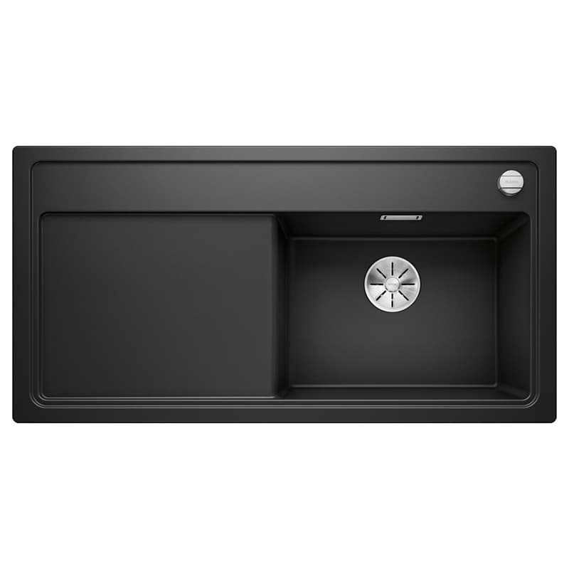 Мойка ZENAR XL 6 S SILGRANIT (мпс./врезная) черный (чаша справа) BLANCO (526062)