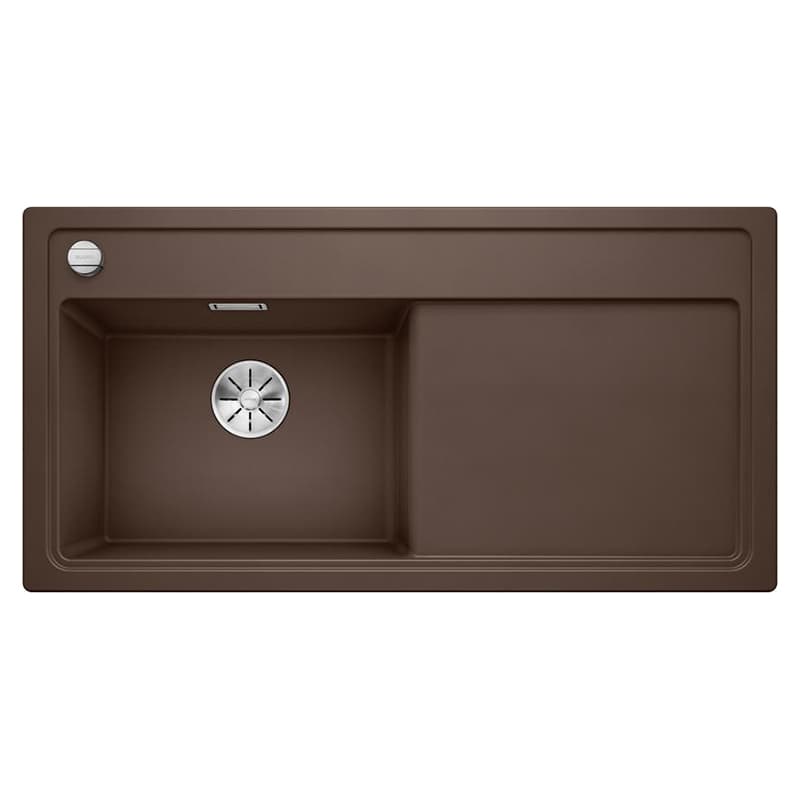 Мойка ZENAR XL 6 S SILGRANIT (мпс./врезная) кофе (чаша слева) BLANCO (524011)