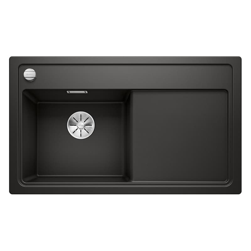 Мойка ZENAR 45 S SILGRANIT (мпс./врезная) черный (чаша слева) BLANCO (526034)