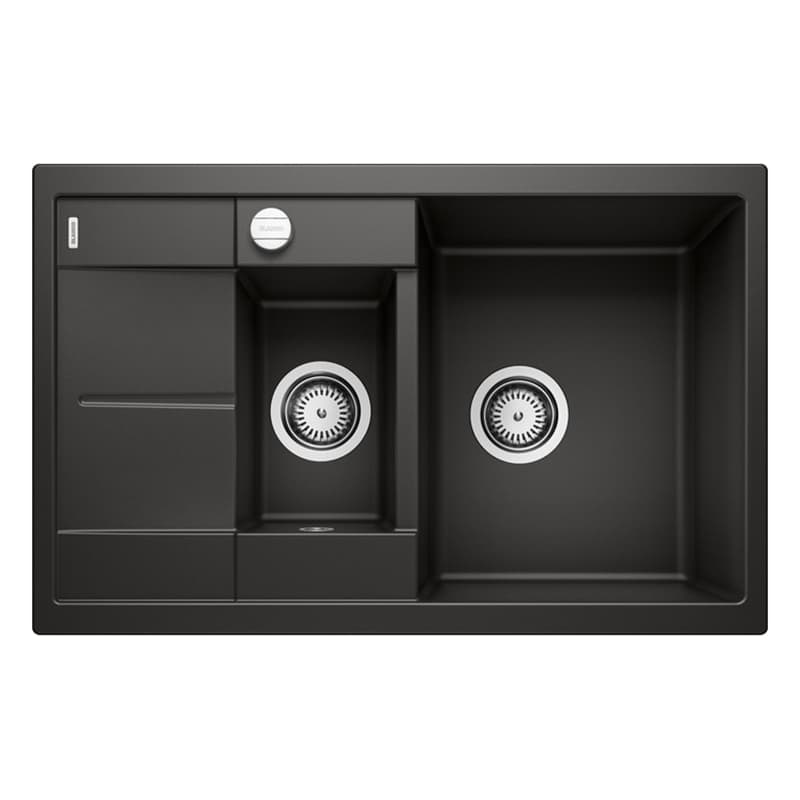Мойка METRA 6 S Compact SILGRANIT (мпс./врезная) черный BLANCO (525925)