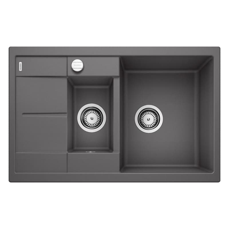 Мийка METRA 6 S Compact SILGRANIT (мпс./врізна) темна скеля BLANCO (518876)