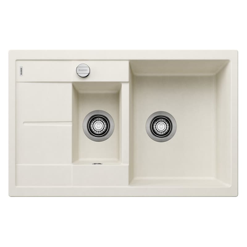 Мийка METRA 6 S Compact SILGRANIT (мпс./врізна) ніжний білий BLANCO (527114)