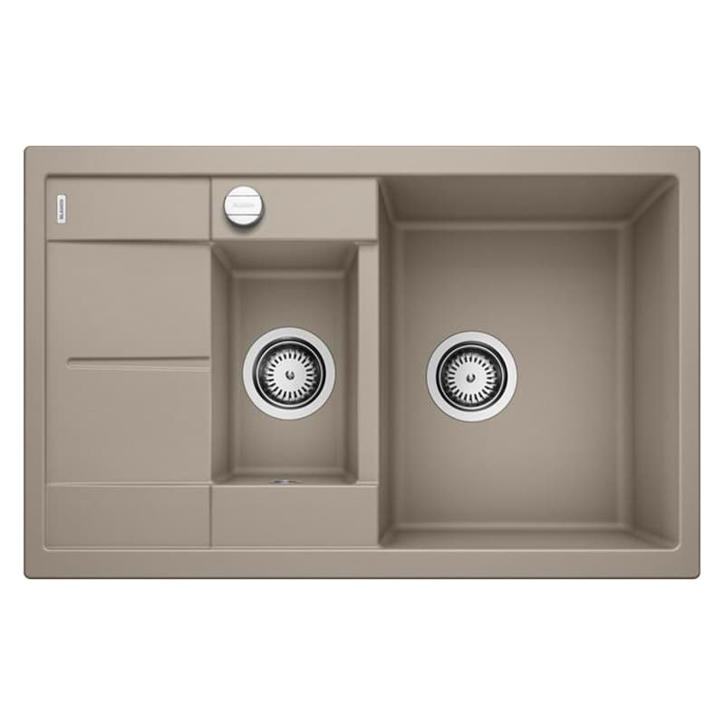 Мийка METRA 6 S Compact SILGRANIT (мпс./врізна) сірий беж BLANCO (517353)