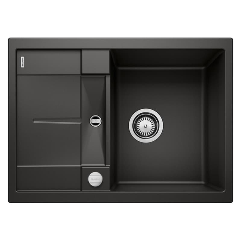 Мойка METRA 45 S Compact SILGRANIT (мпс./врезная) черный, BLANCO (525913)