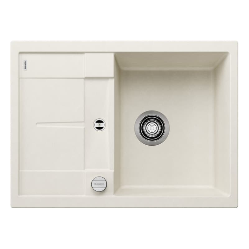 Мойка METRA 45 S Compact SILGRANIT (мпс./врезная) нежный белый, BLANCO (527102)