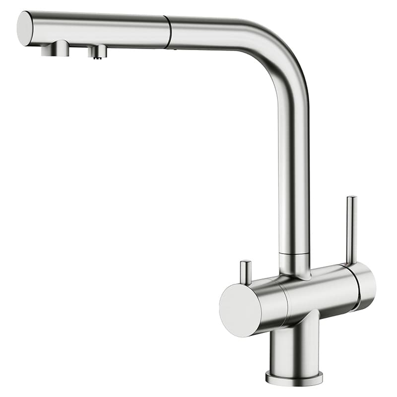 Смеситель FONTAS-S II PVD steel нерж. сталь (в/ш) BLANCO (525199)