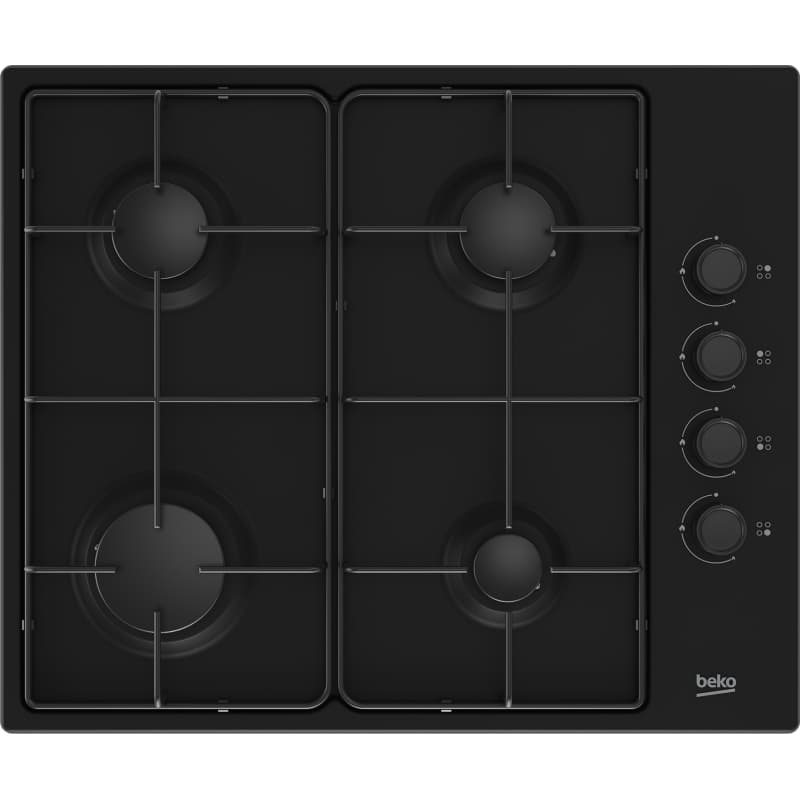 Варильна поверхня газова чорна HIGG64123SB Beko Варильна поверхня газова чорна HIGG64123SB Beko