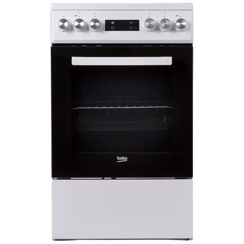 Плита електрична 50см біла FSM57300GW Beko Плита електрична 50см біла FSM57300GW Beko