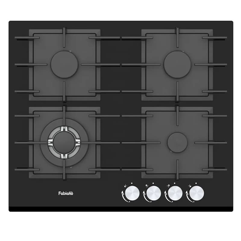 Газовая поверхность FHG 1444 VGHT2 Black Glass Fabiano Газовая поверхность FHG 1444 VGHT2 Black Glass Fabiano