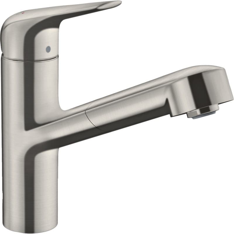 Змішувач для кухні Focus M42 KM150s Box (в/ш) сталь Hansgrohe (71829800) Змішувач для кухні Focus M42 KM150s Box (в/ш) сталь Hansgrohe (71829800)