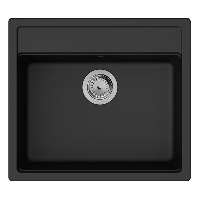 Мойка кухонная гранит S52 без крыла врезная, черный графит Hansgrohe (43359170) Мойка кухонная гранит S52 без крыла врезная, черный графит Hansgrohe (43359170)