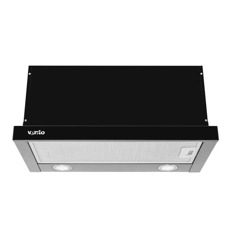 Телескопічна витяжка GARDA 60 BK (1100) LED VENTOLUX