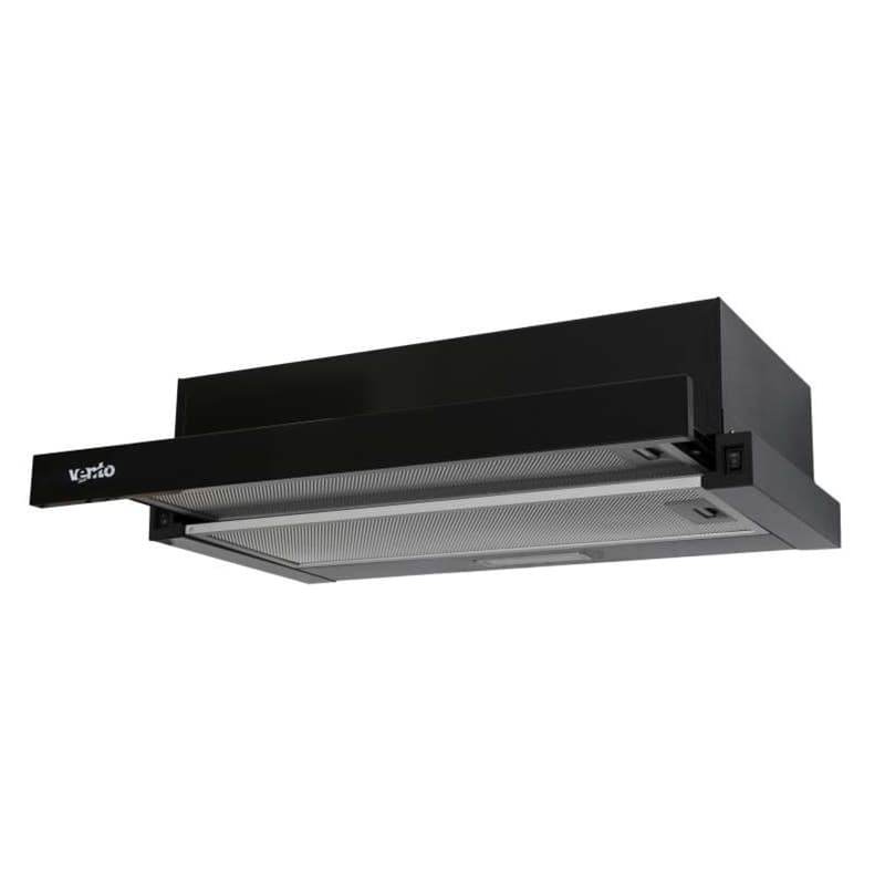 Телескопическая вытяжка GARDA 60 BK (500) LED VENTOLUX Телескопическая вытяжка GARDA 60 BK (500) LED VENTOLUX
