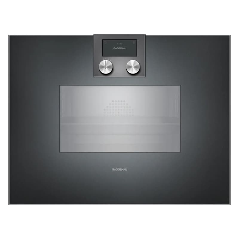 Компактный духовой шкаф-пароварка BS450101 правый антрацит GAGGENAU Компактный духовой шкаф-пароварка BS450101 правый антрацит GAGGENAU