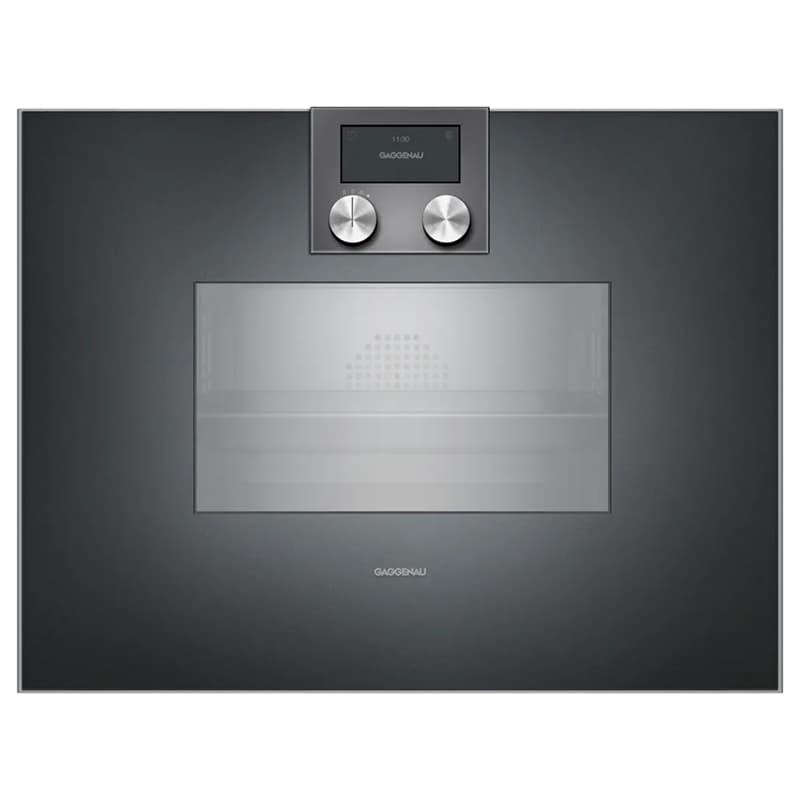 Компактна духова шафа-пароварка BS451101 ліва антрацит GAGGENAU Компактна духова шафа-пароварка BS451101 ліва антрацит GAGGENAU