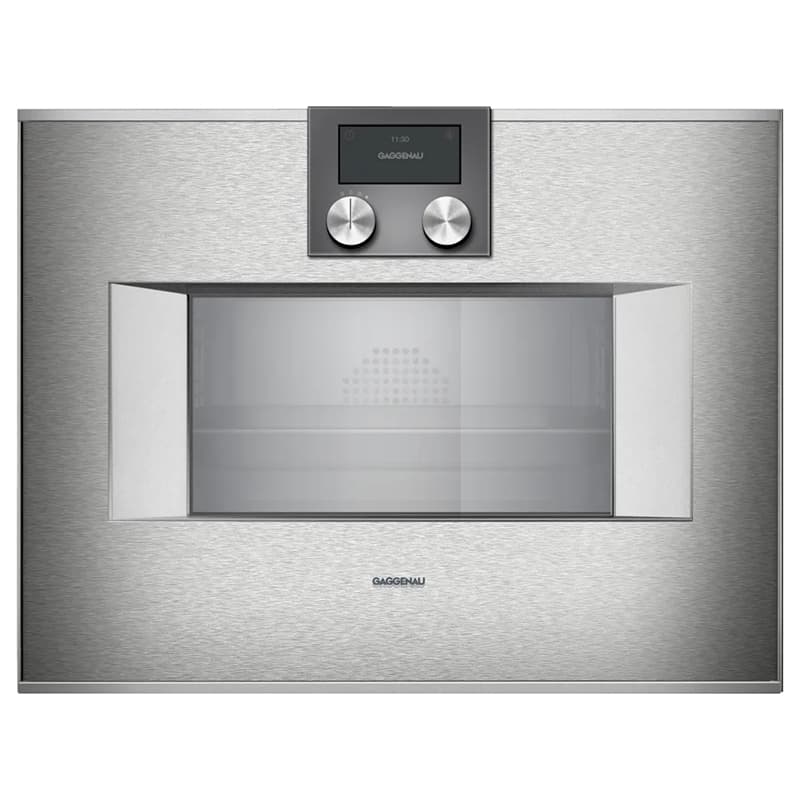Компактна духова шафа-пароварка BS451111 ліва нержавіюча сталь GAGGENAU Компактна духова шафа-пароварка BS451111 ліва нержавіюча сталь GAGGENAU