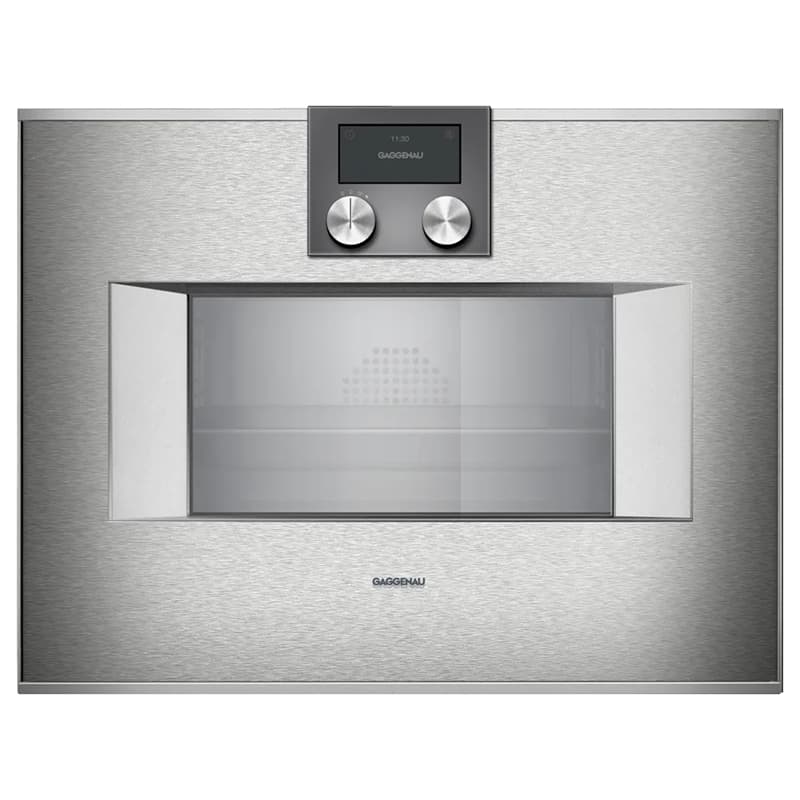 Компактна духова шафа-пароварка BS470112 права нержавіюча сталь за склом GAGGENAU Компактна духова шафа-пароварка BS470112 права нержавіюча сталь за склом GAGGENAU
