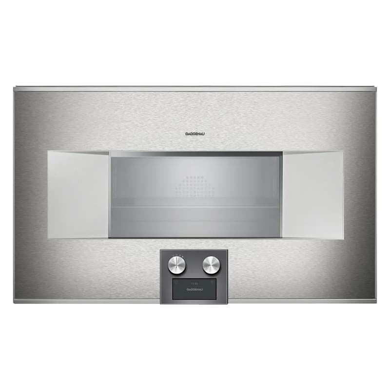 Компактна духова шафа-пароварка BS484112 права нержавіюча сталь за склом GAGGENAU Компактна духова шафа-пароварка BS484112 права нержавіюча сталь за склом GAGGENAU