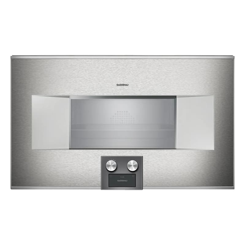 Компактна духова шафа-пароварка BS485112 ліва нержавіюча сталь за склом GAGGENAU Компактна духова шафа-пароварка BS485112 ліва нержавіюча сталь за склом GAGGENAU