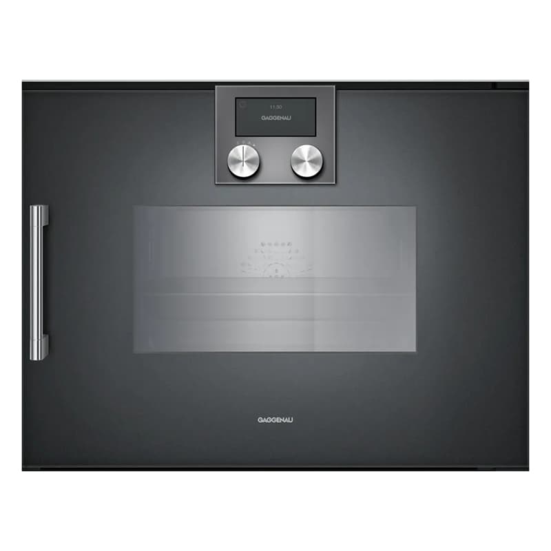 Компактна духова шафа-пароварка BSP270101 права антрацит GAGGENAU Компактна духова шафа-пароварка BSP270101 права антрацит GAGGENAU