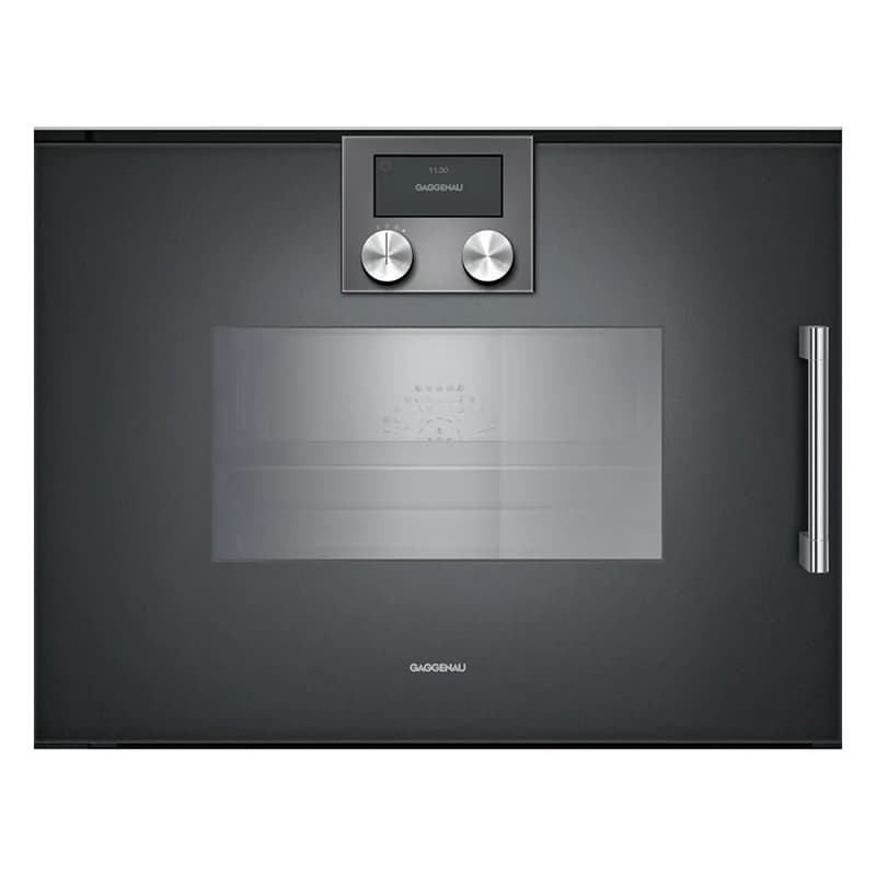 Компактна духова шафа-пароварка BSP271101 ліва антрацит GAGGENAU Компактна духова шафа-пароварка BSP271101 ліва антрацит GAGGENAU