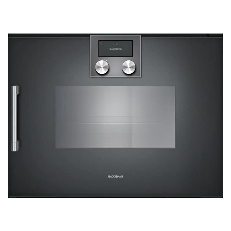 Компактна парова духова шафа BSP220101 права антрацит GAGGENAU Компактна парова духова шафа BSP220101 права антрацит GAGGENAU