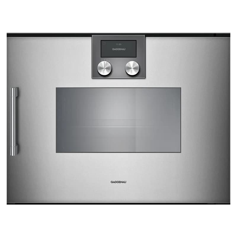 Компактна парова духова шафа BSP220111 права нержавіюча сталь GAGGENAU Компактна парова духова шафа BSP220111 права нержавіюча сталь GAGGENAU