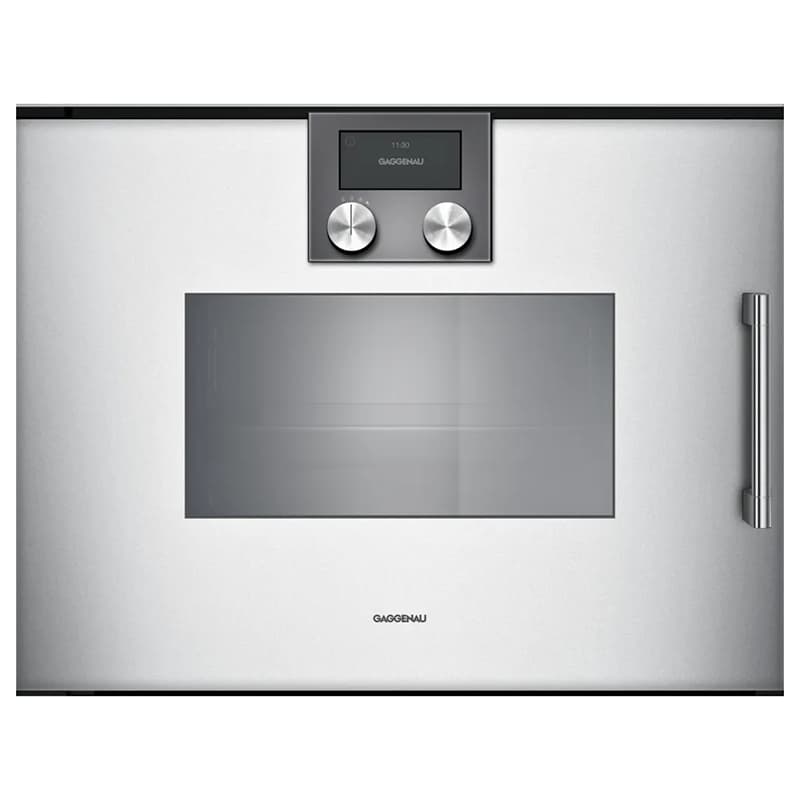 Компактна парова духова шафа BSP221131 ліва алюміній GAGGENAU Компактна парова духова шафа BSP221131 ліва алюміній GAGGENAU