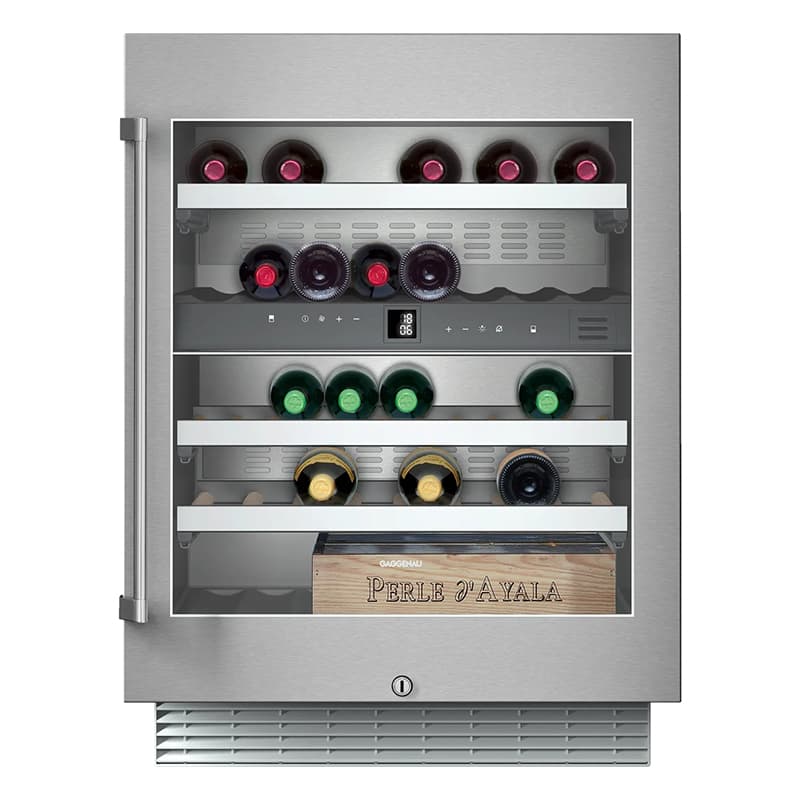 Винна шафа вбудована RW404264 сірий GAGGENAU Винна шафа вбудована RW404264 сірий GAGGENAU