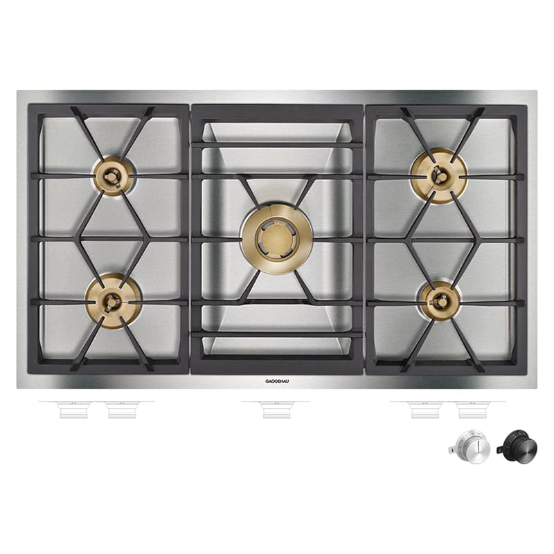 Газова варильна поверхня VG491215 нержавіюча сталь GAGGENAU Газова варильна поверхня VG491215 нержавіюча сталь GAGGENAU