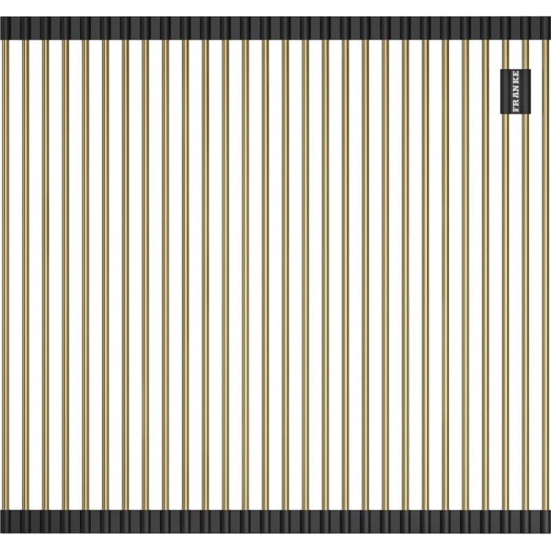 Килимок Rollmat з логотипом, нержавіюча сталь F-Inox gold (золото) 468x440 мм Franke (112.0655.343)