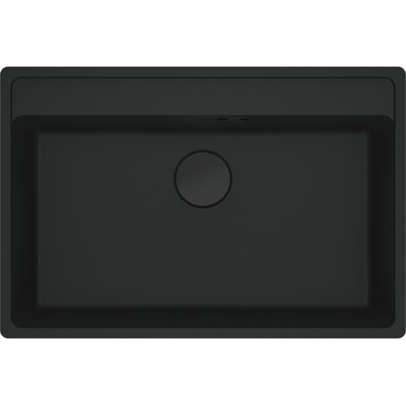 Мийка з сифоном граніт MRG 610-72 TL Black Edition чорний матовий Franke (114.0720.007)