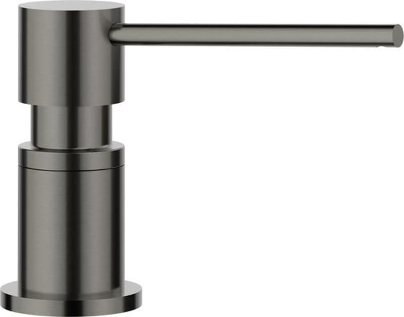 Дозатор LATO PVD satin dark steel BLANCO (527743) Дозатор LATO PVD satin dark steel BLANCO (527743)