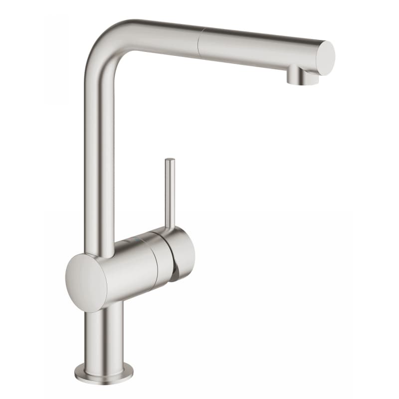 Смеситель Vento, супер сталь Grohe (30436DC0)
