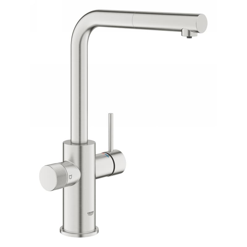 Смеситель Blue Pure Minta, супер сталь Grohe (30601DC0) Смеситель Blue Pure Minta, супер сталь Grohe (30601DC0)