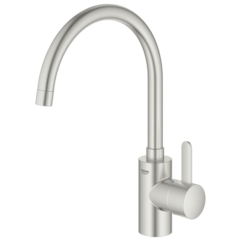 Змішувач Via Cosmo нержавіюча сталь Grohe (30431DC0) Змішувач Via Cosmo нержавіюча сталь Grohe (30431DC0)