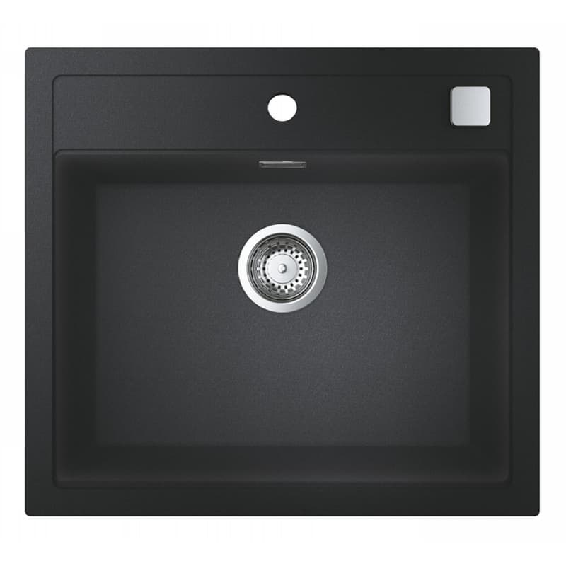 Мойка кухонная K700, гранит, прямоуголь., без крыла, 560x510x200мм, черный гранит Grohe (31651AP0)
