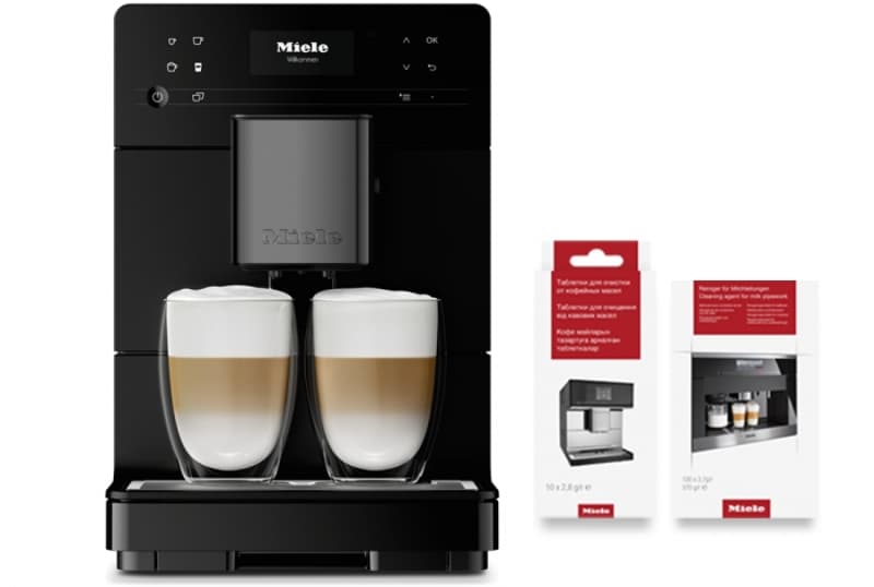 Кофемашина зерновая соло CM 5510 черный матовый обсидиан Miele