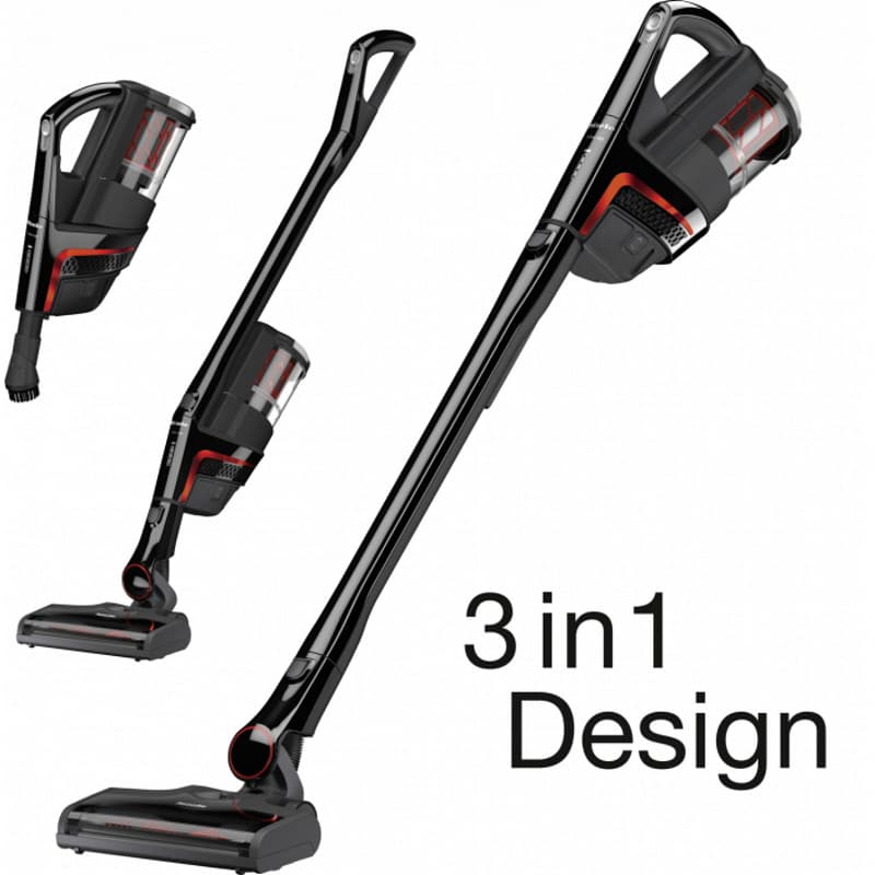 Аккумуляторный пылесос SMUL1 05 TRIFLEX HX1 черный обсидиан/красный Miele
