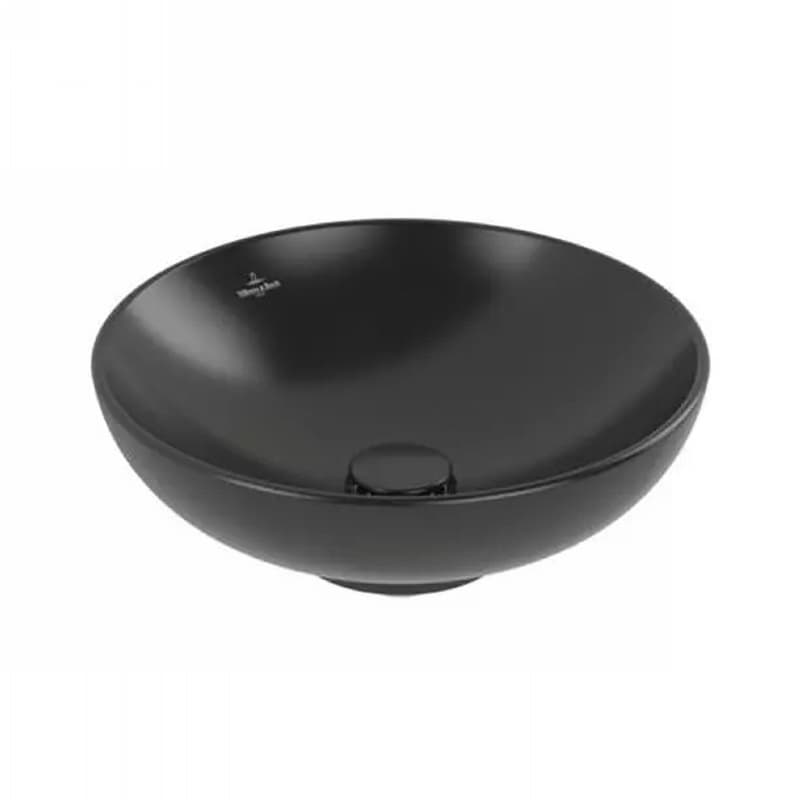 Умывальник на столешницу Loop & Friends d42, CeramicPlus, черный матовый Villeroy & Boch (4A4601S5)